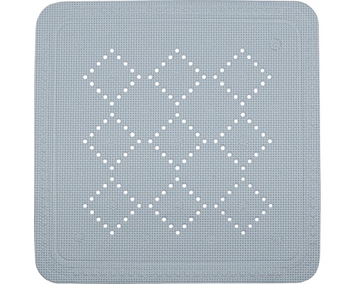 Spirella Alaska douchemat, 55 x 55 cm, lichtgrijs