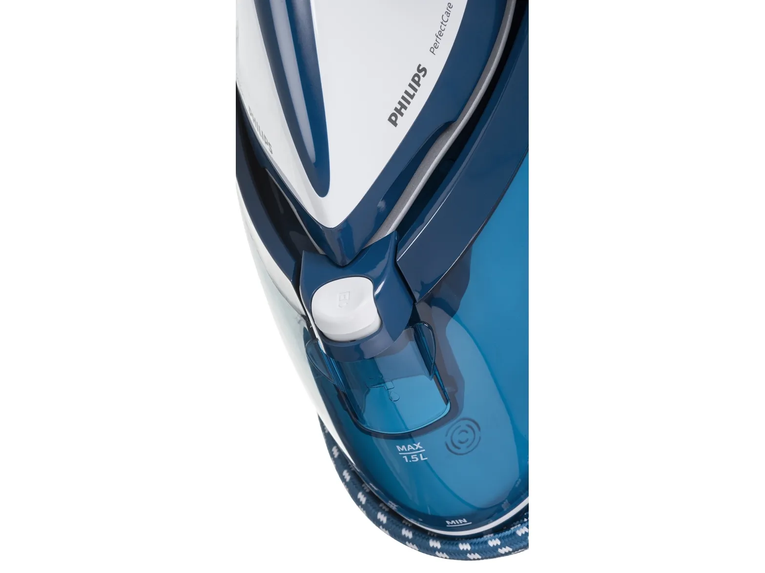 Philips PerfectCare Compact GC7844 - Dampstrygejern med automatisk afbrydelse - såleplade: SteamGlide - 2400 W