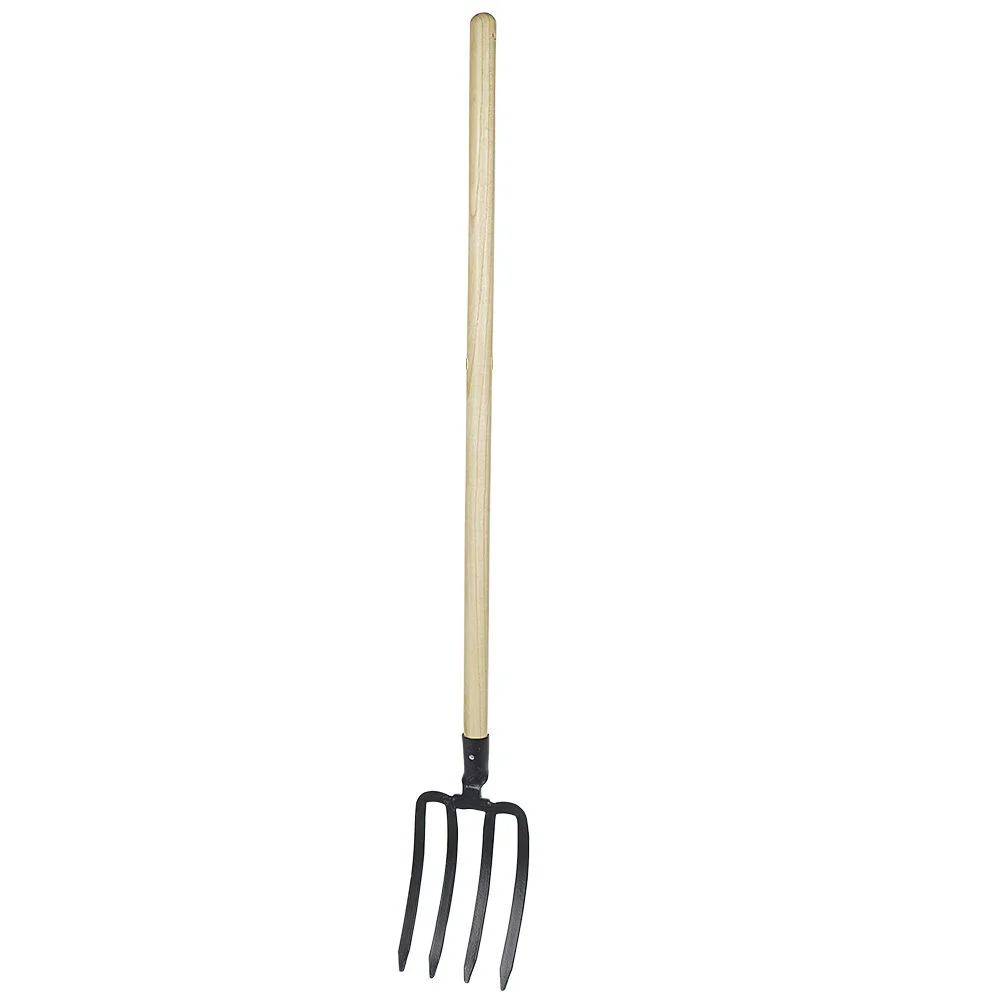 Fourche noire manche en bois
