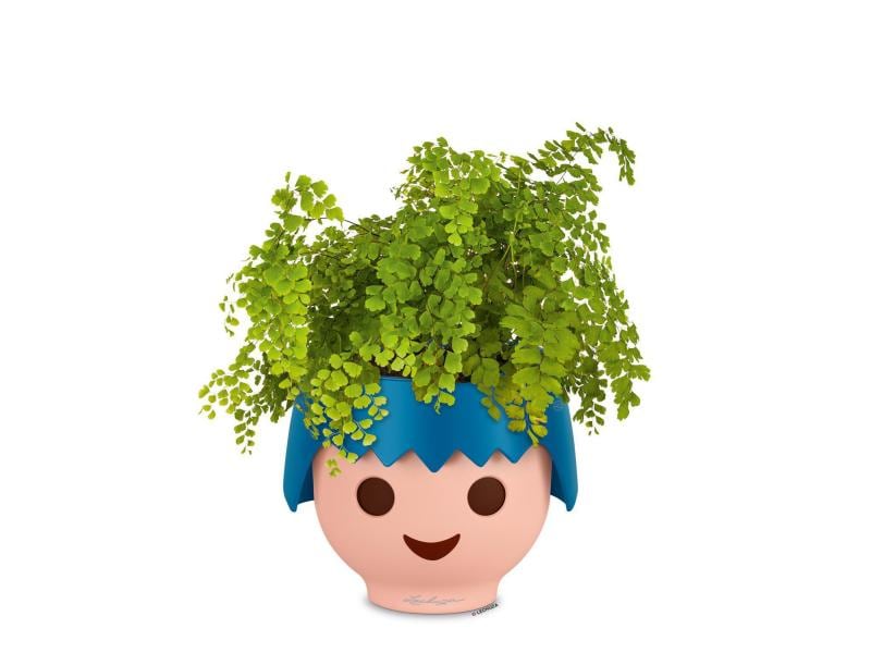 Lechuza Pflanzentopf OJO Blau Topf