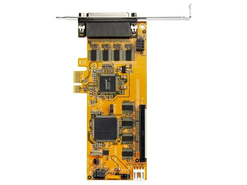 StarTech.com 8-Port PCI Express RS232 Serial Adapter Card, PCIe RS232 Serial Card, 16C1050 UART, Low Profile Serial DB9 Controller/Expansion Card, 15kV ESD Protection, Windows/Linux - Full Profile Bracket Incl - Seriel adapter - PCIe lavprofil - RS-2
