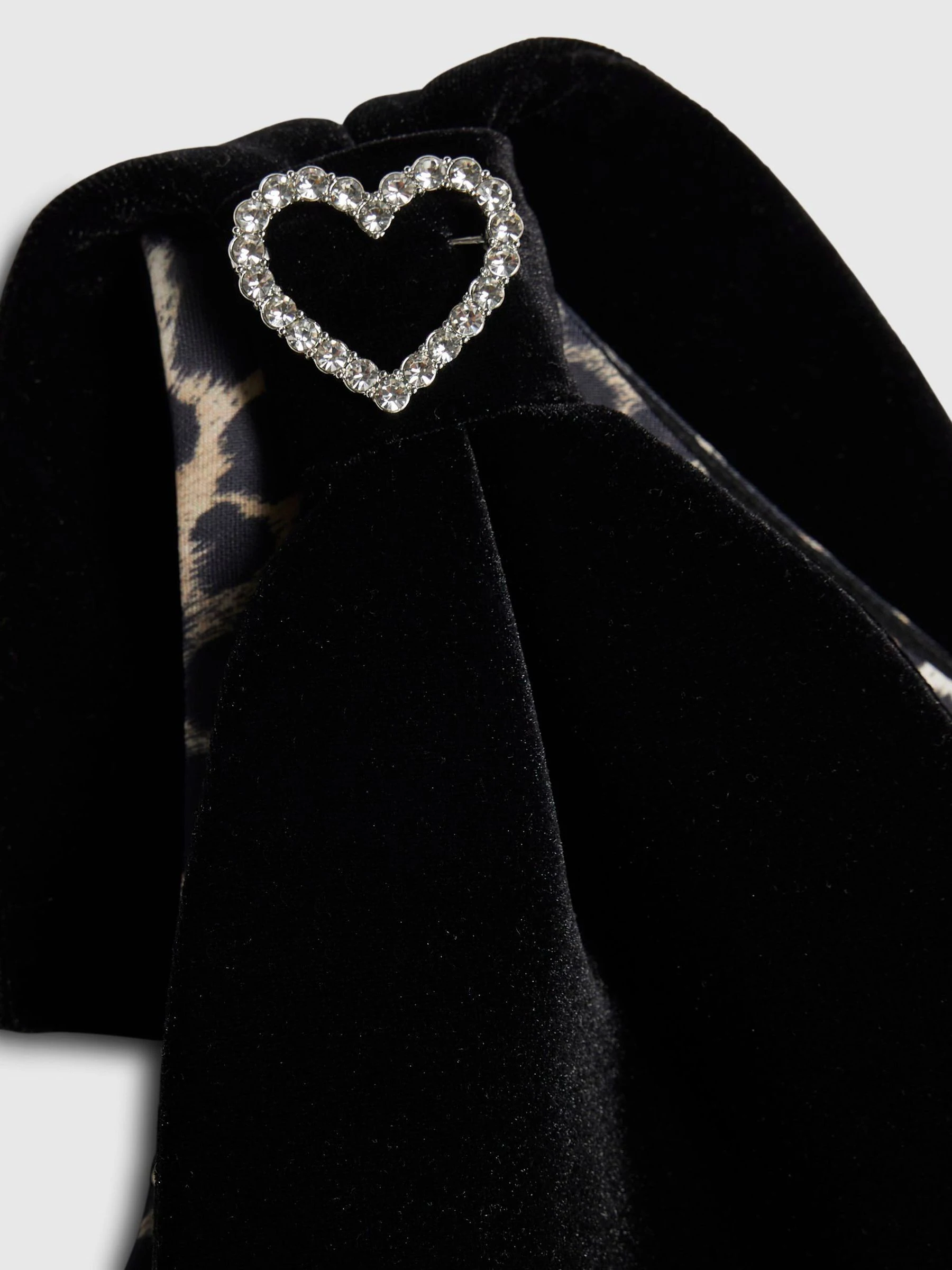 River Island Leopard Print One Shoulder Bow Scuba Dress