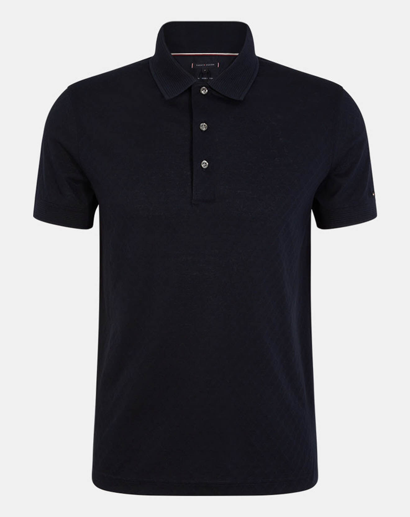 Tommy Hilfiger Polo slim Tonal bleu marine