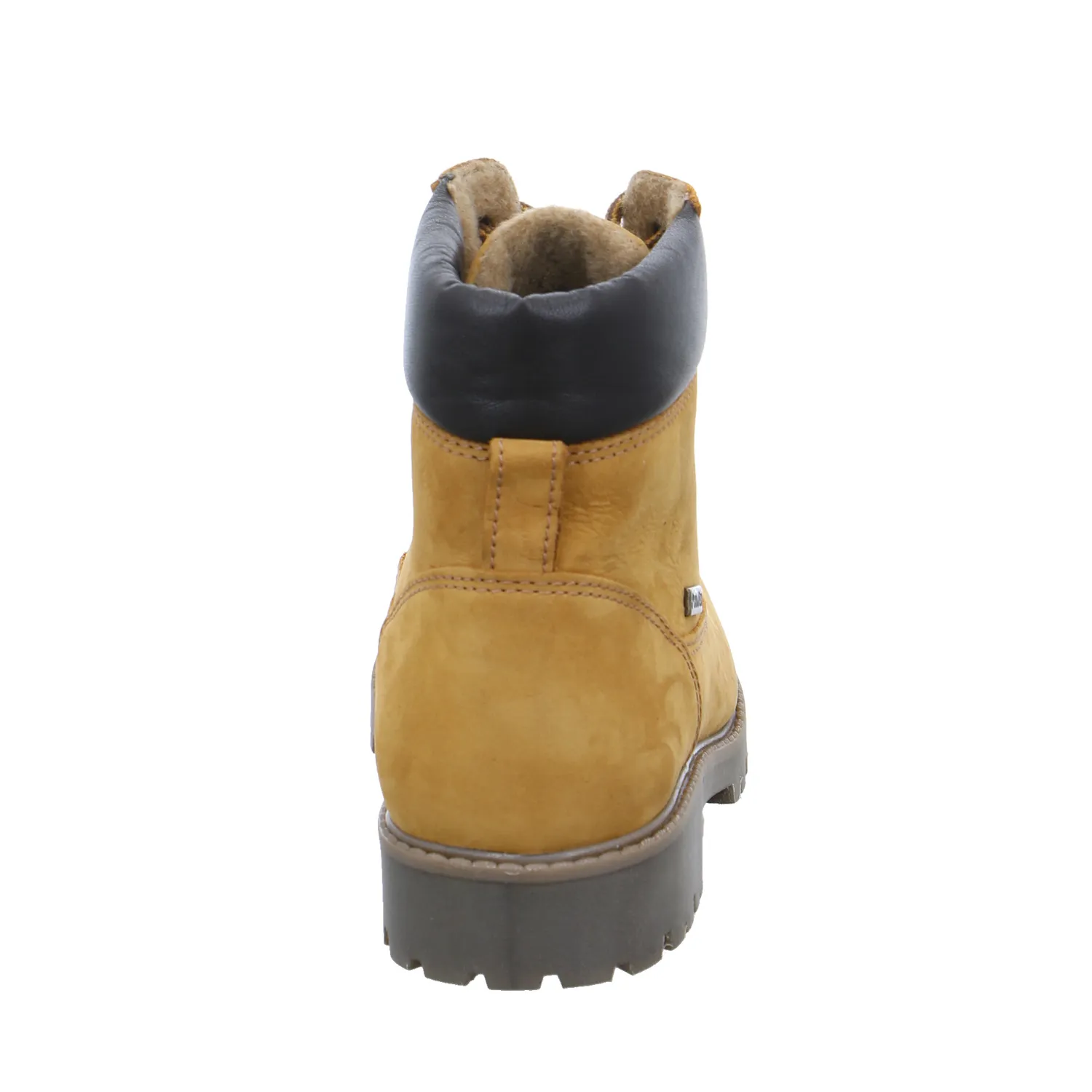 SABALIN Jungen-Winter-Bottine Cognac Leder  Schnür-Boot