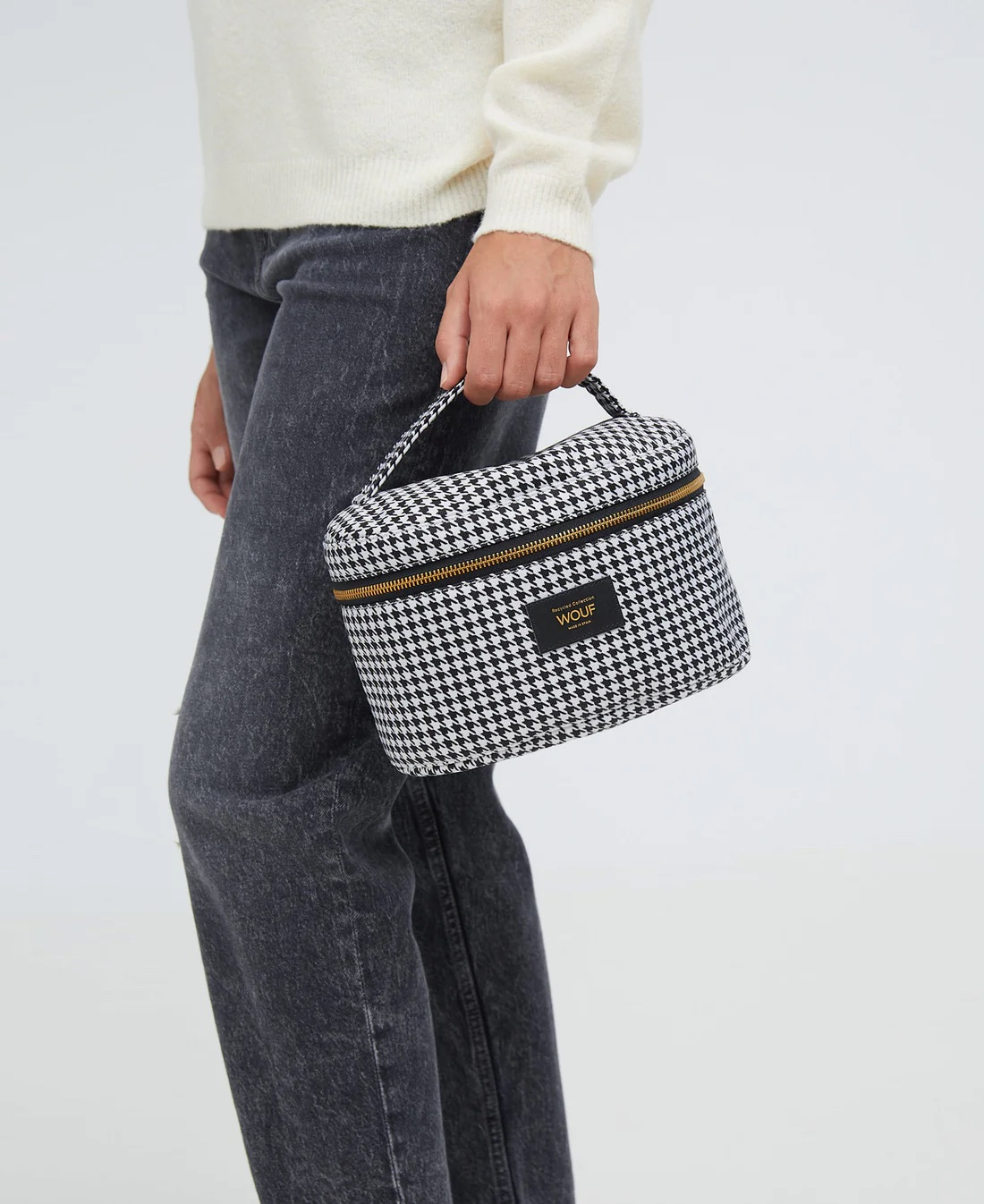 (23x15cm) Vanity Bag Necessaire Kulturbeutel aus recyceltem Stoff (MX230030) - Celine