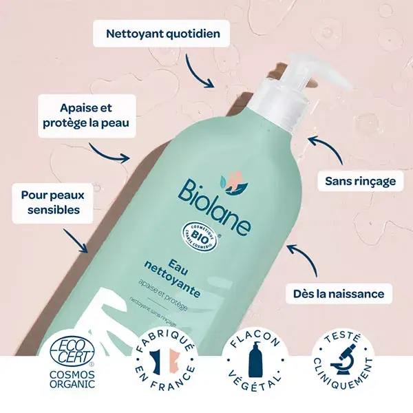 Biolane - Água de Limpeza para Banho e Vaso Sanitário - Orgânica - 500ml