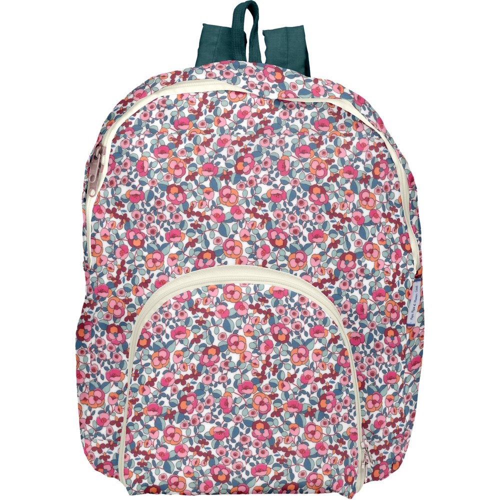 Sac À Dos Pliable Boutons Rose