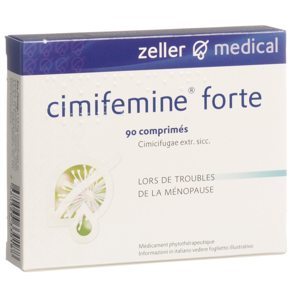 CIMIFEMINE forte Tabl 13 mg Blist 90 Stk