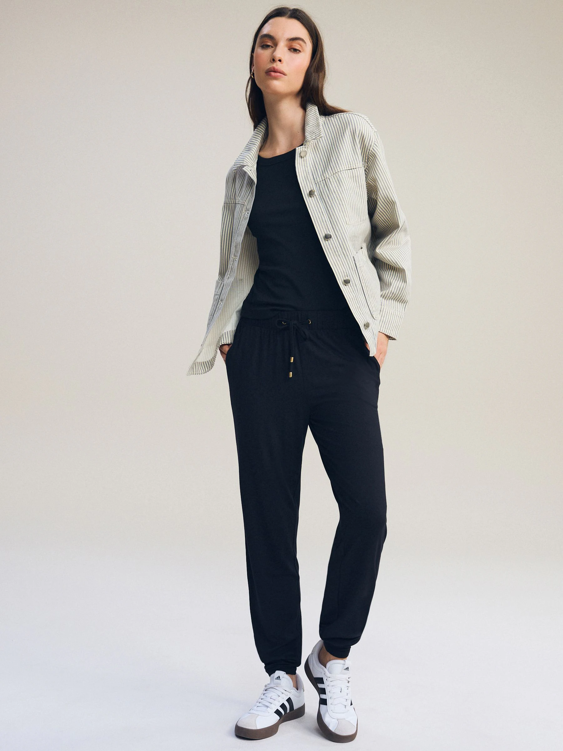 Zwart - Jersey joggingbroek