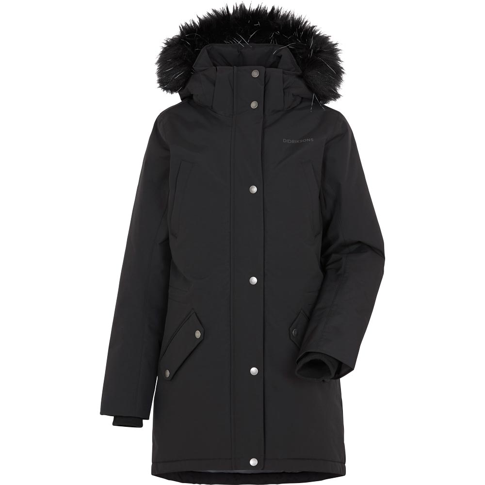 Didriksons Arina Parka Mädchen schwarz