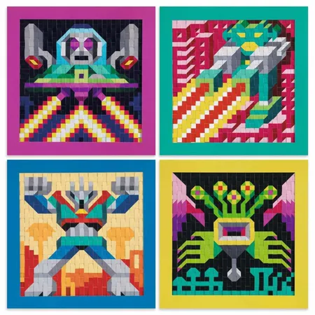 Djeco Papierkunst: Invaders