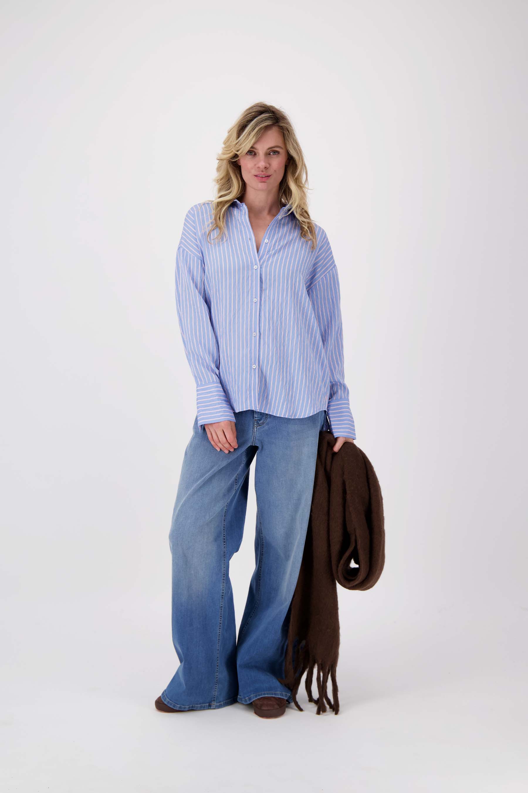 gestreepte blouse