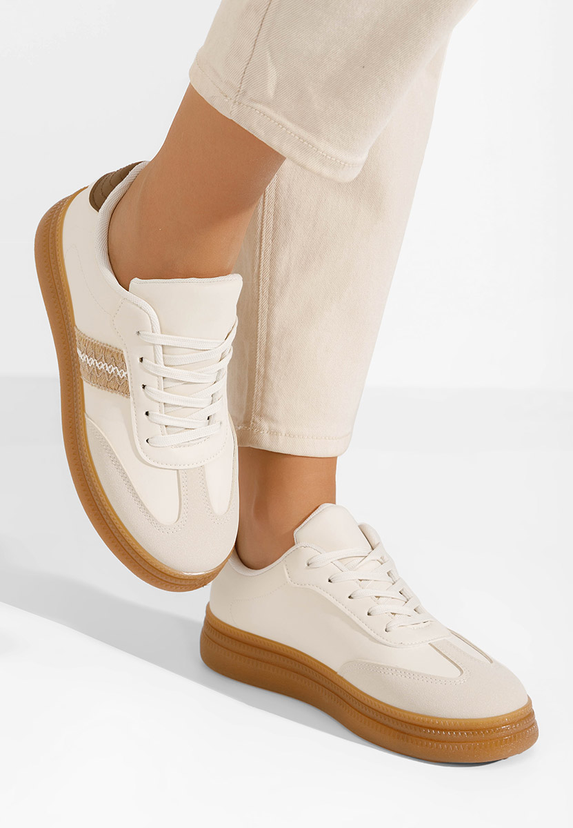 Baskets pour femme blancs Tristina