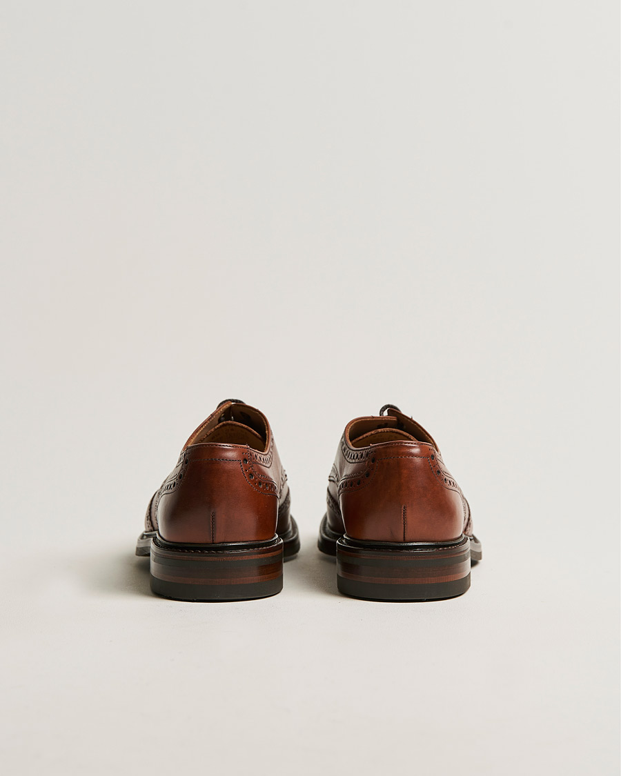 Loake 1880 Chester Brogue Mahogany Burnished Calf
