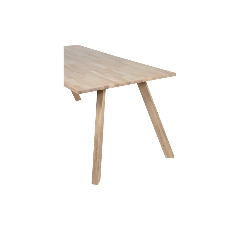 WOOOD Tablo 3-Standen Poot Vierkant Kd - Eiken - set van 2 - 79x72x10