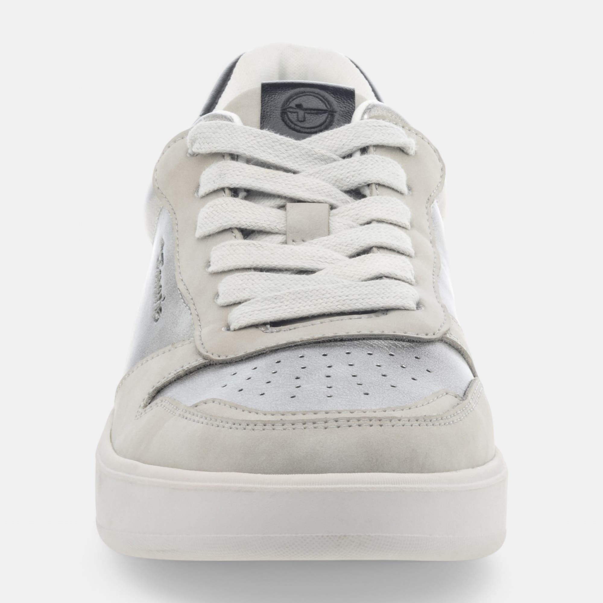 Baskets basses Femme argent
