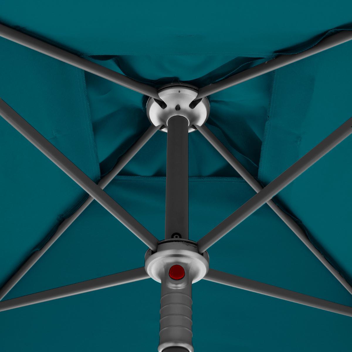 PARASOL ANZIO 2X2M BLEU CANARD