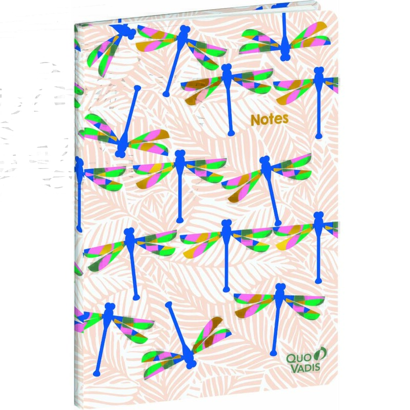 Quo Vadis - Carnet de notes - Fly - Multicolore - Pages Points (dots) et lignées - 15x21 cm