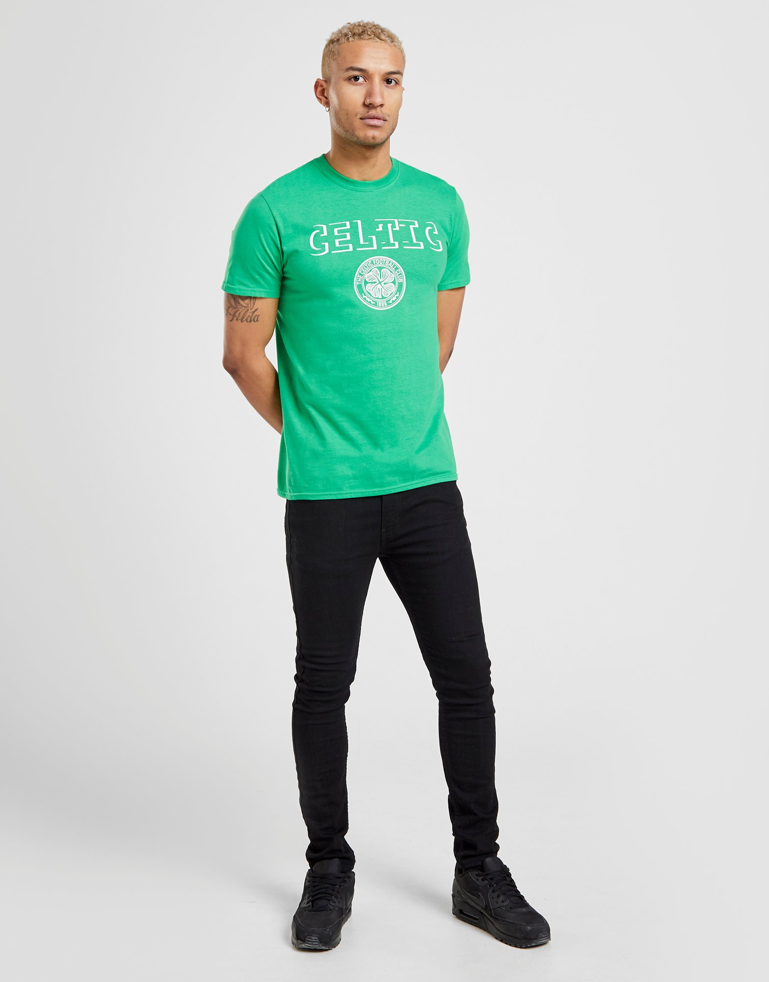 Official Team Celtic Badge Shirt Homme