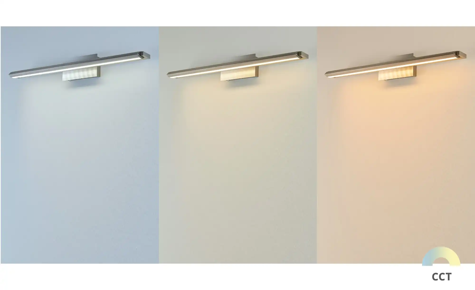Fischer-Honsel LED-Wandleuchte, Nickel-matt