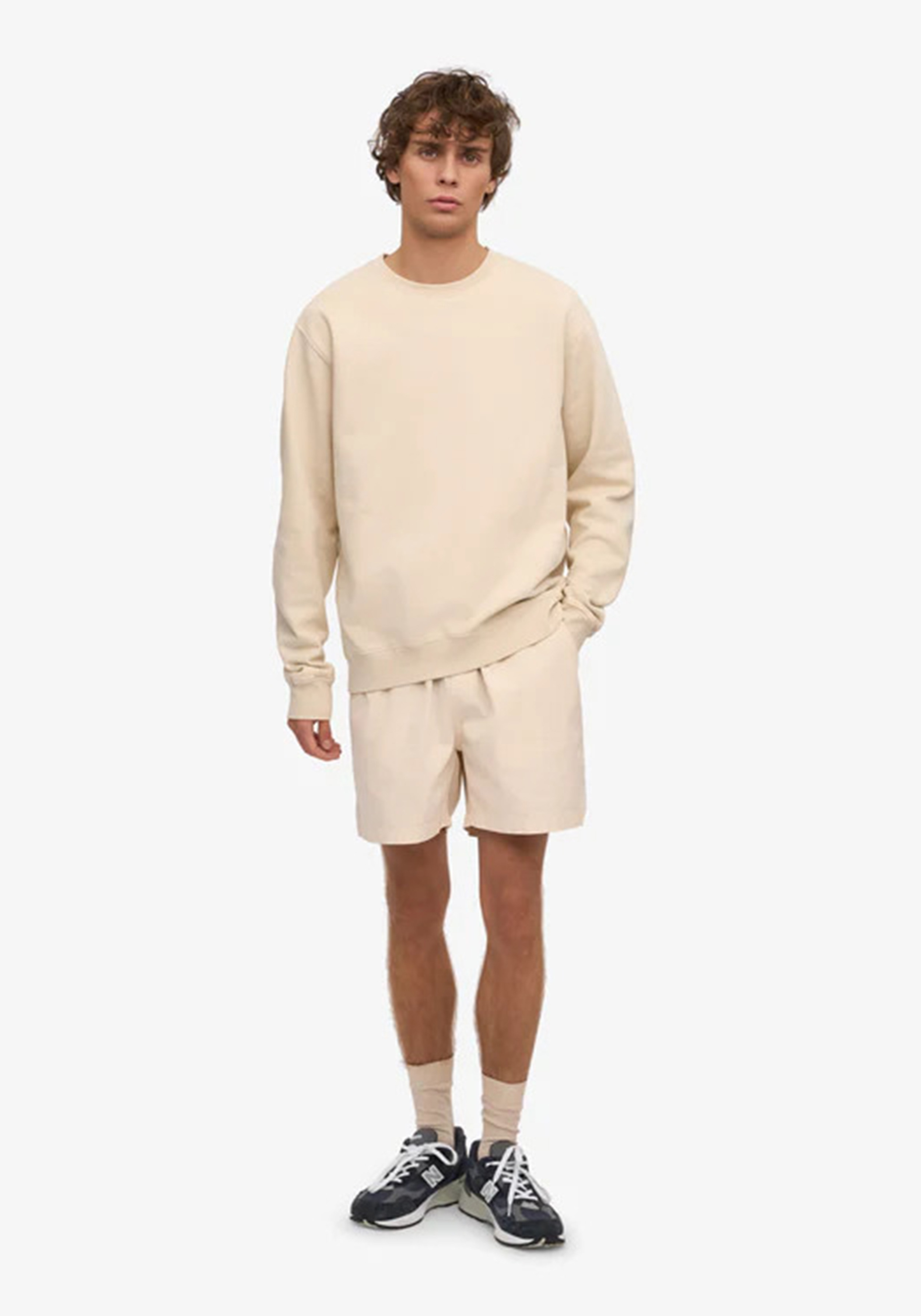 Colorful Standard Herren-Sweatshirt Ivory White