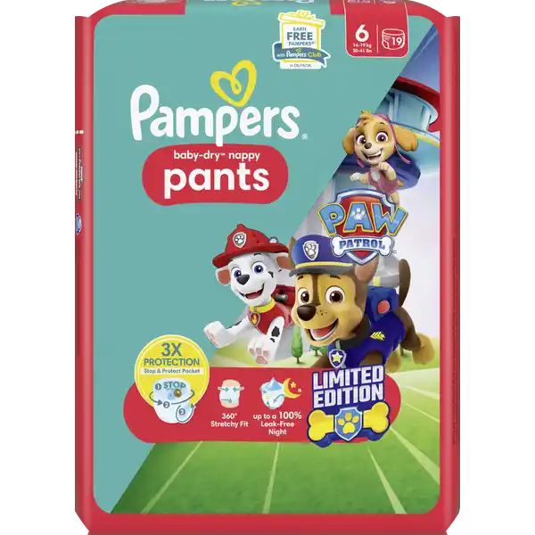 baby-dry pants Gr.6 (14-19kg) Paw Patrol
