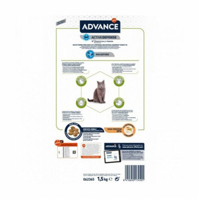 Croquettes Advance Sterilized junior Poulet