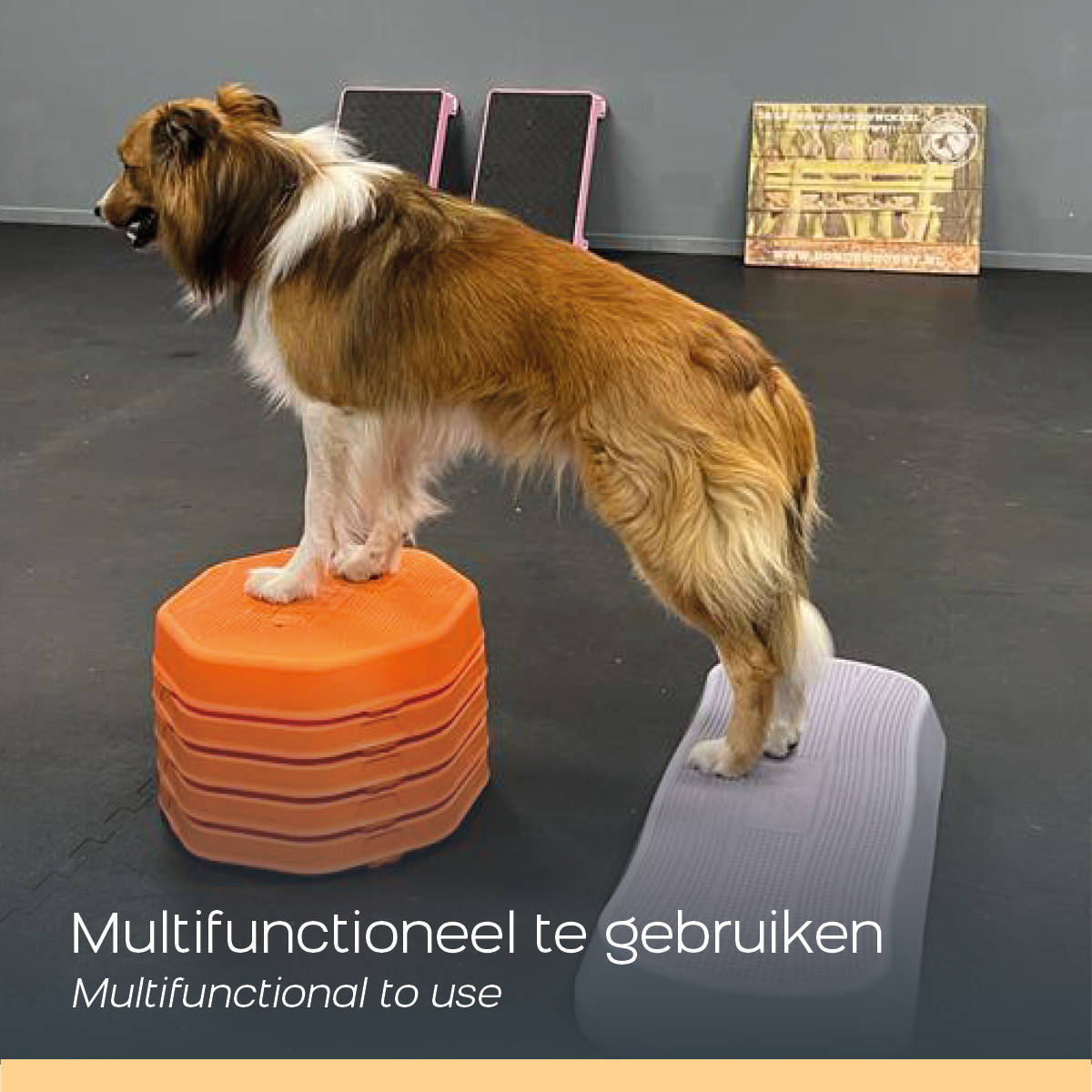 Wonder Core mini aerobic step oranje