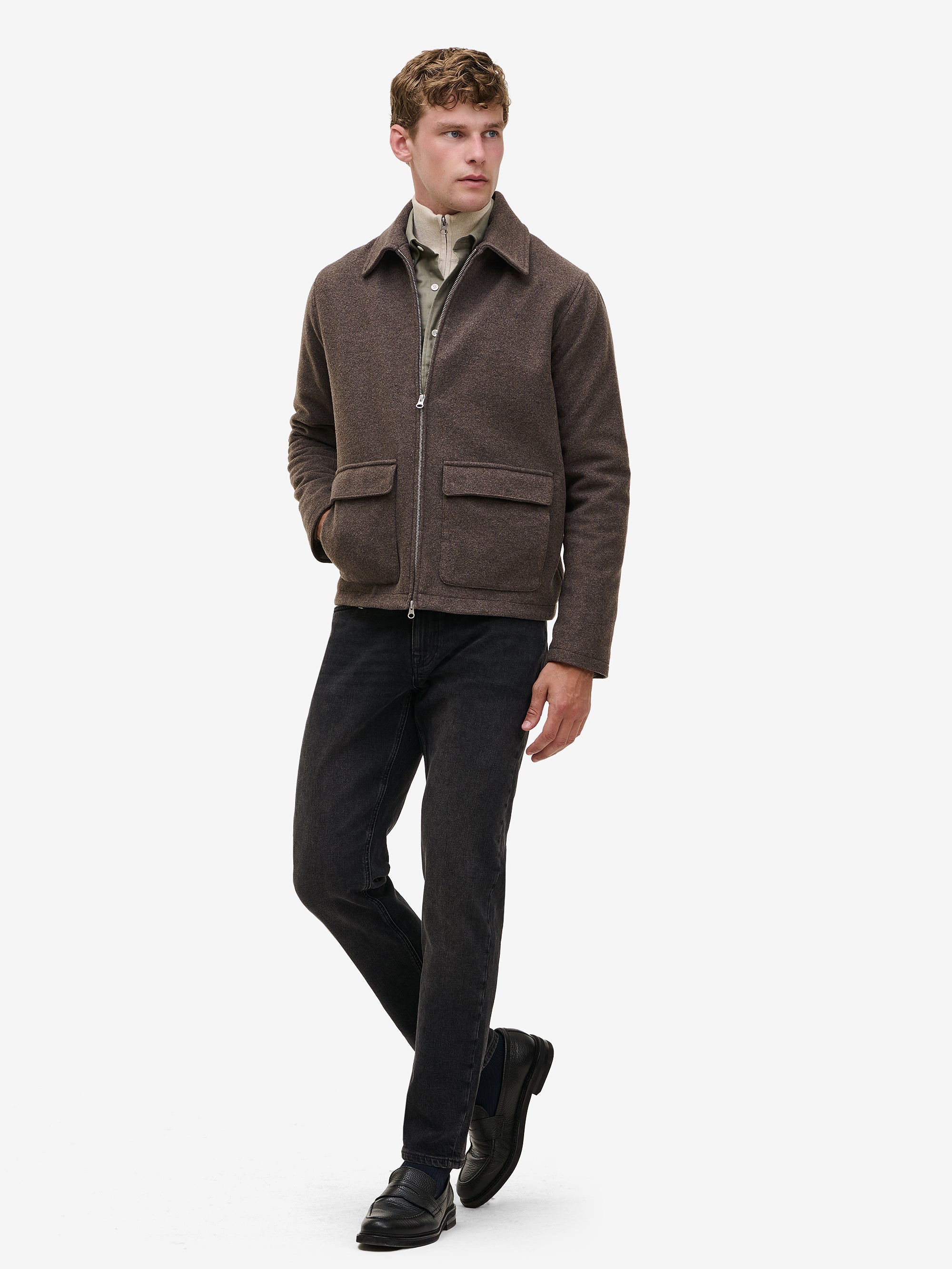 Maytown Brushed Cotton SH01011-OLV