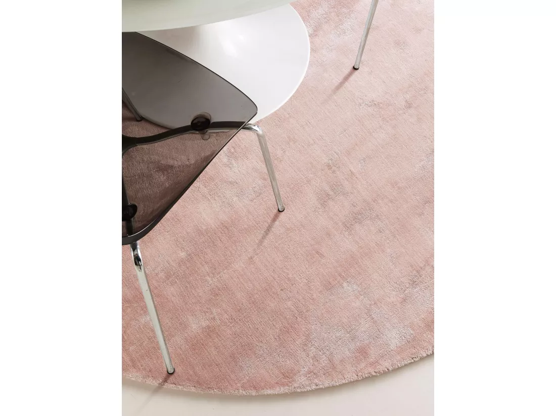 Tapis en viscose Rond Nela Rose ø 160 cm rond