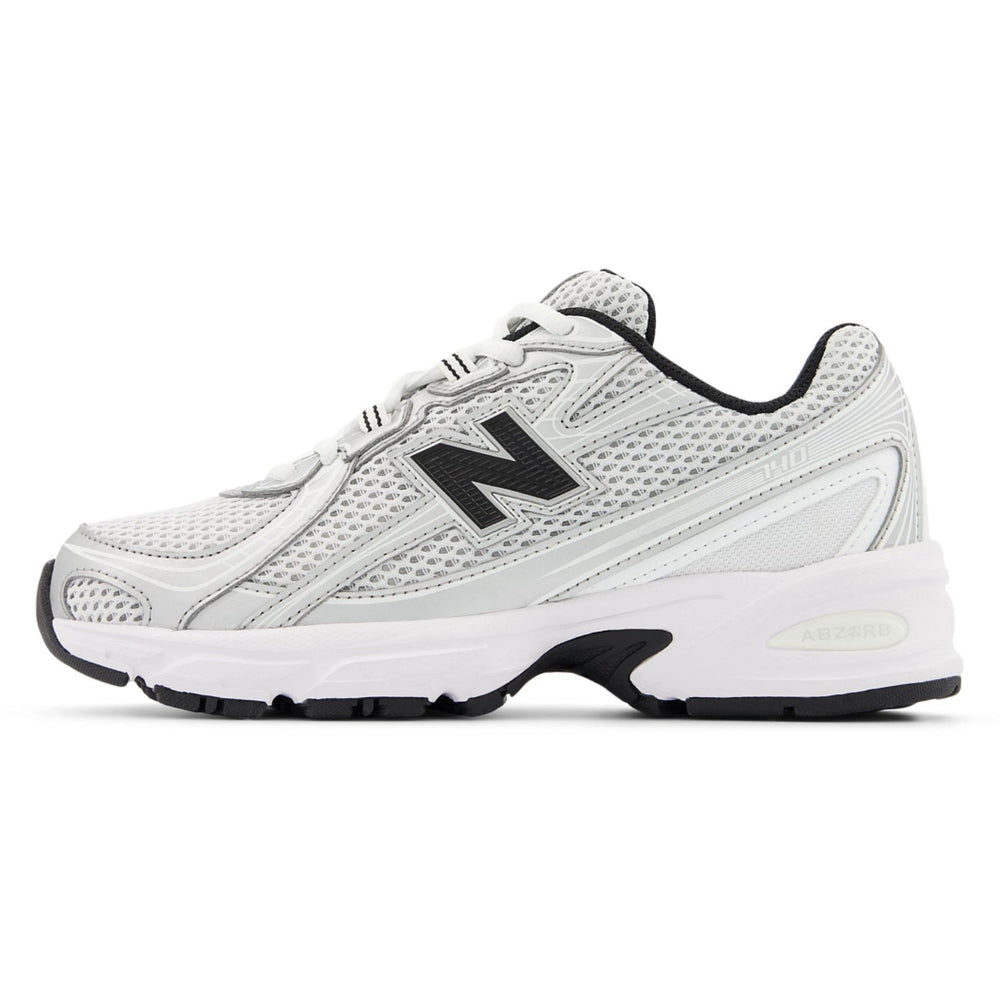 Køb New Balance Silver Metallic 740 Kids Lace Sneakers