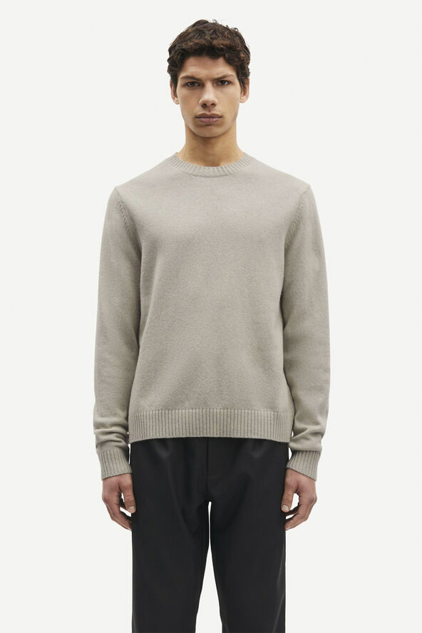Samsøe Samsøe Sylli crew neck 132 Abbey stone