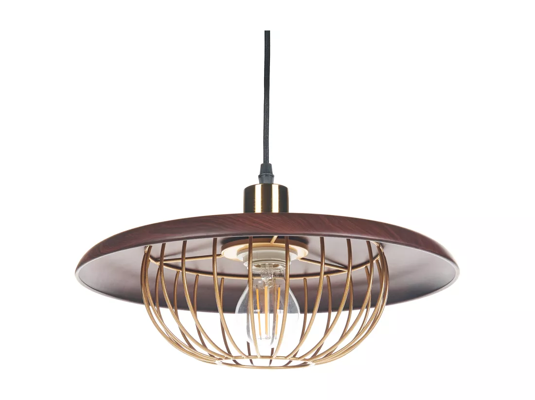 Lampe suspension TORDILLO Métal Doré