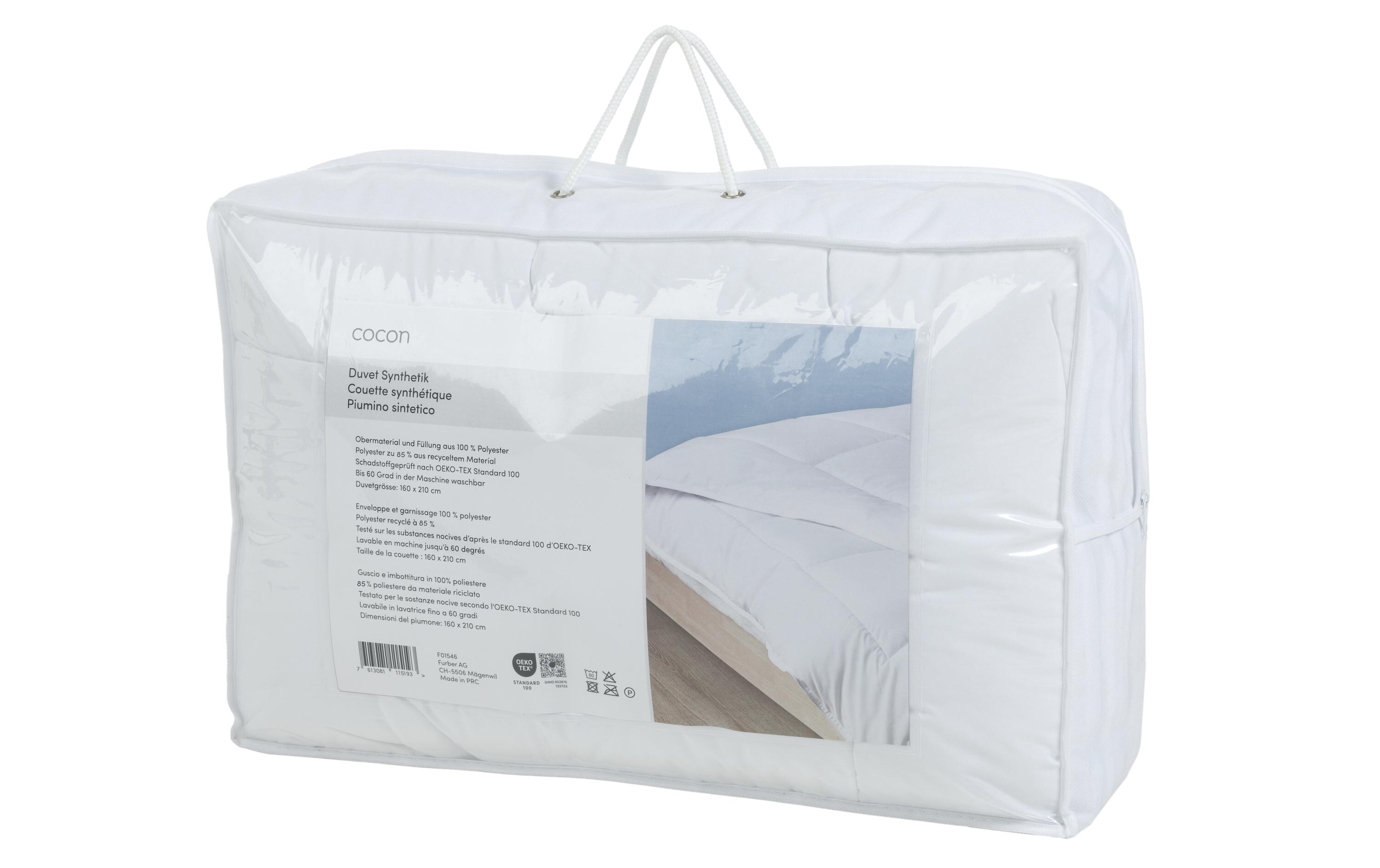 Duvet Synthetik 160 x 210 cmBettdecke