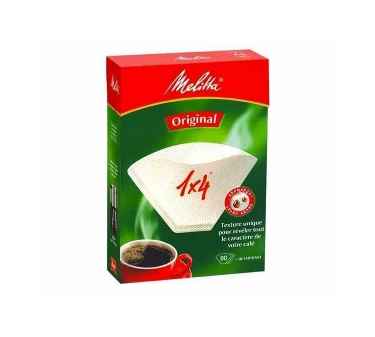 Filtres à café - MELITTA -  blancs 1x4 x100