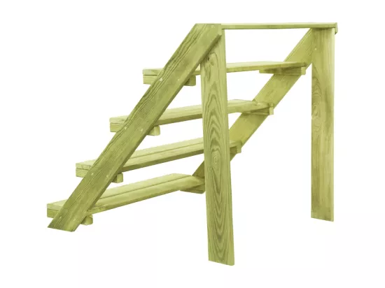 Support de jardinière 80x80x80 cm Bois de pin imprégné