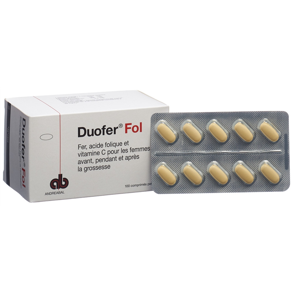 DUOFER Filmtabl Blist 100 Stk<br>100 Stück, Blister, Filmtablette