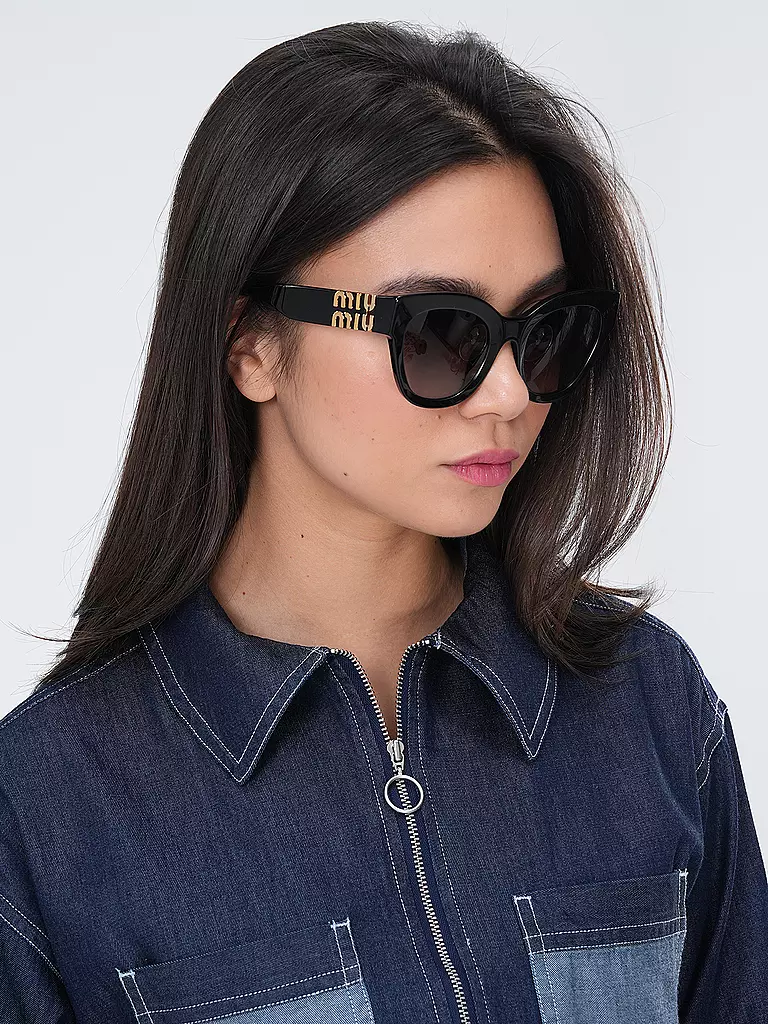 MIU MIU Sonnenbrille  0MU01YS/51 schwarz