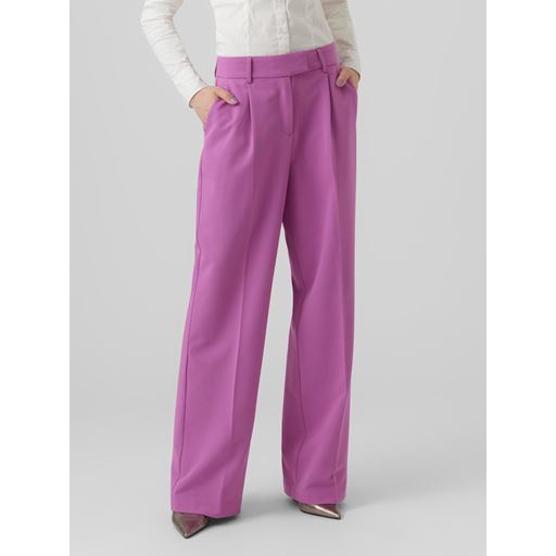 Vero Moda Zelda Højtaljede Bukser, Radiant Orchid, 42/L32
