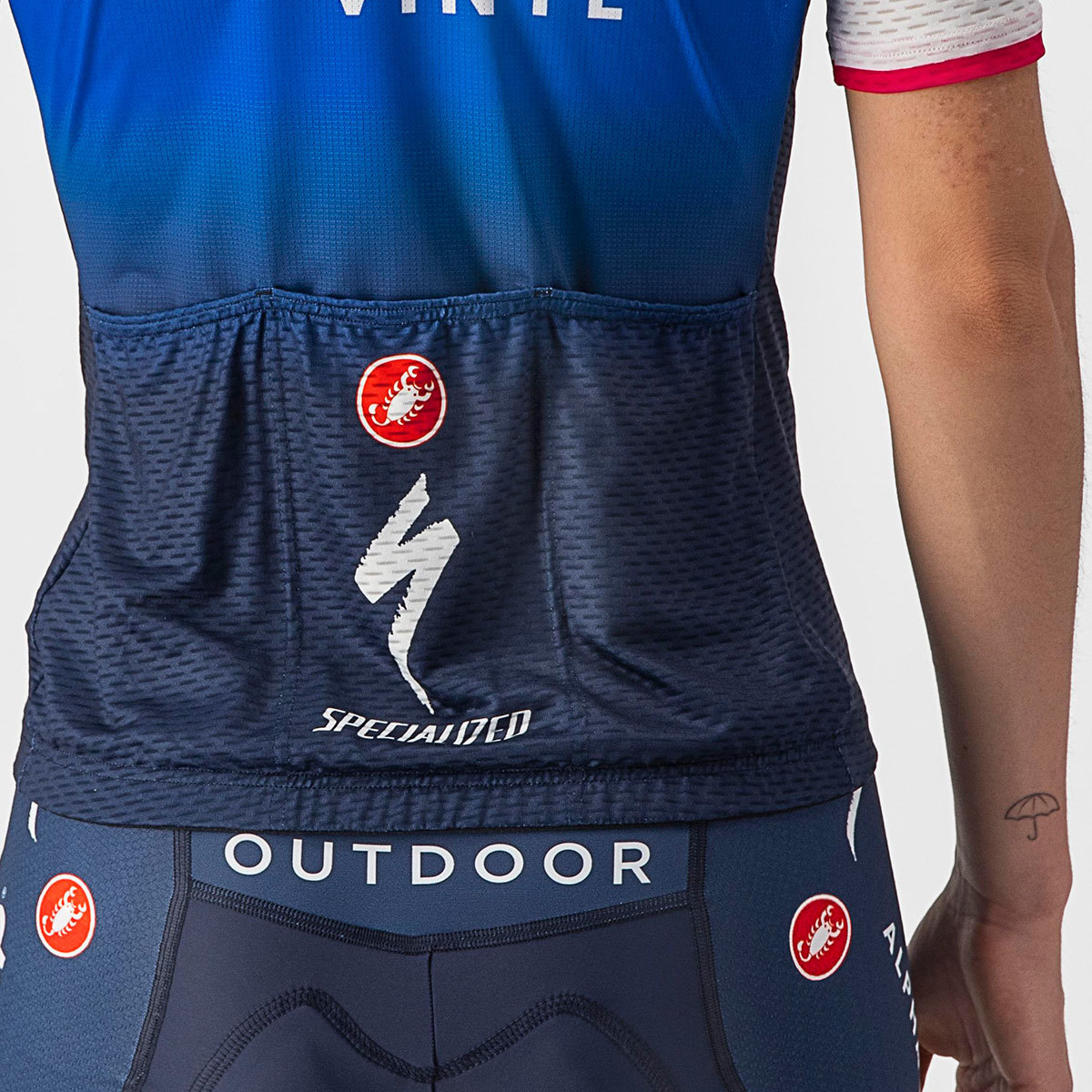 Castelli Quick-Step Alpha Vinyl Competizione Fietsshirt Korte Mouwen Dames