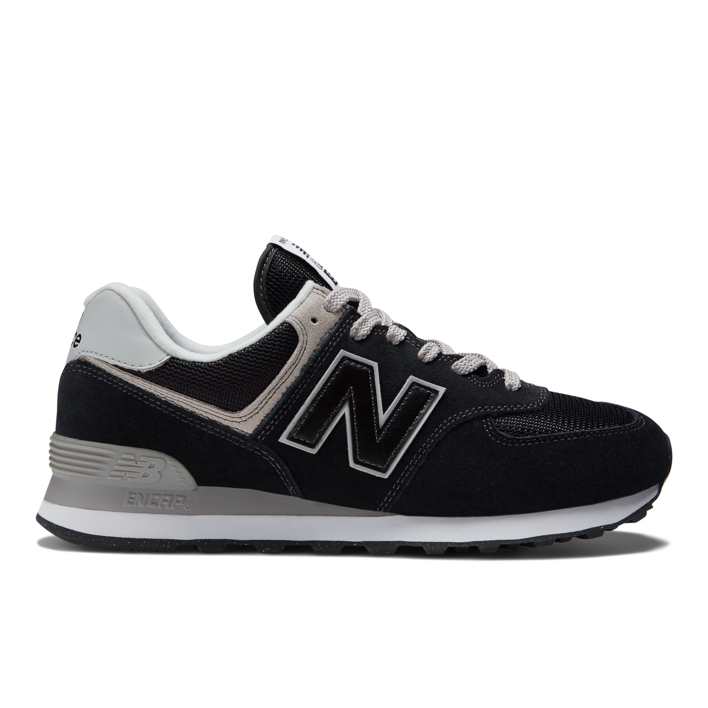 574 Core Black with White