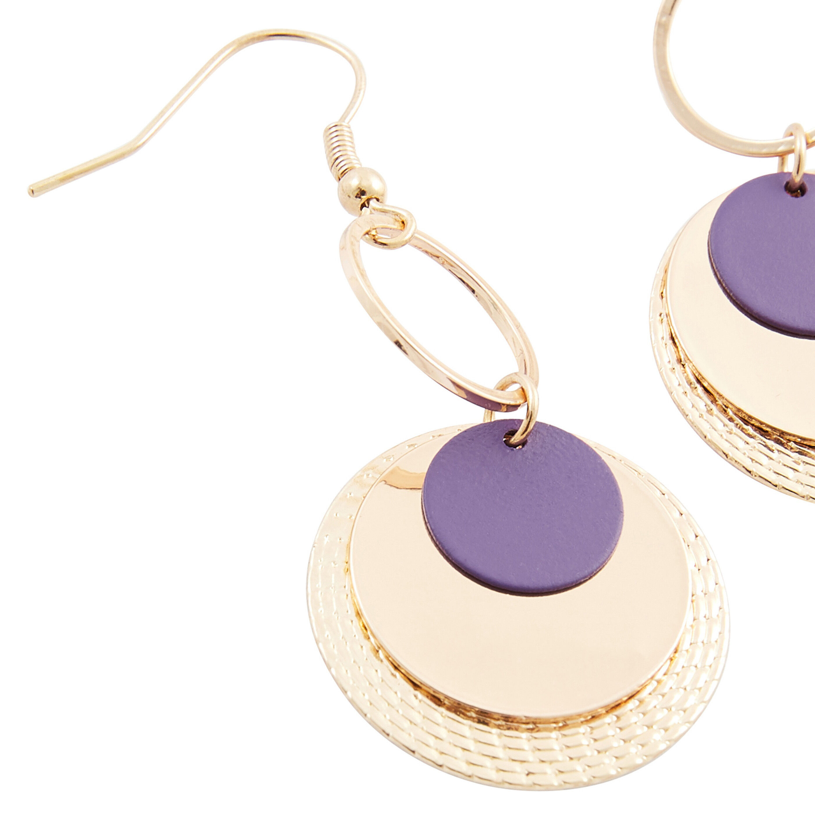 Boucles d'oreilles disques - BIJOUX