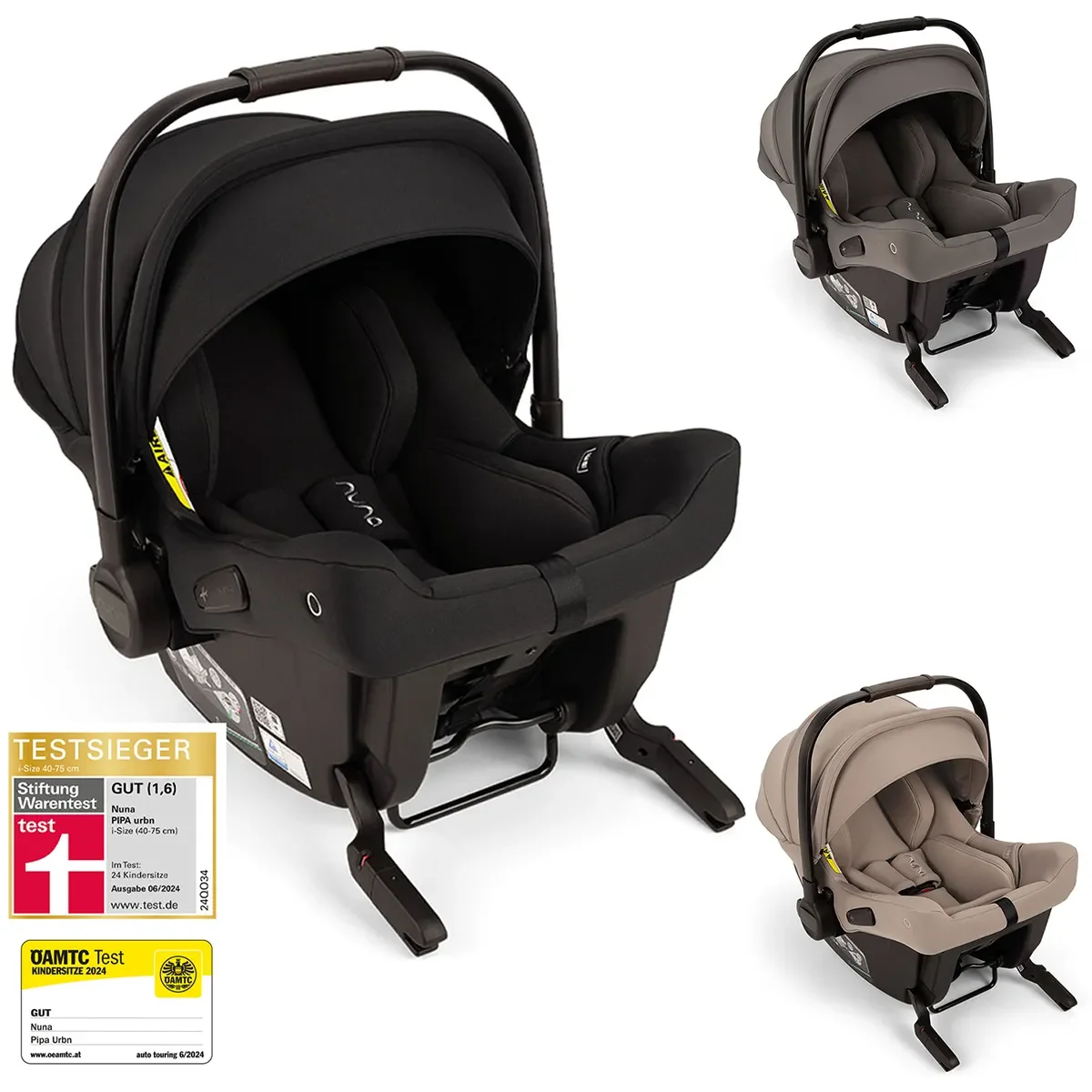 Nuna Nuna Babyschale Pipa Urbn mit integriertem Isofix