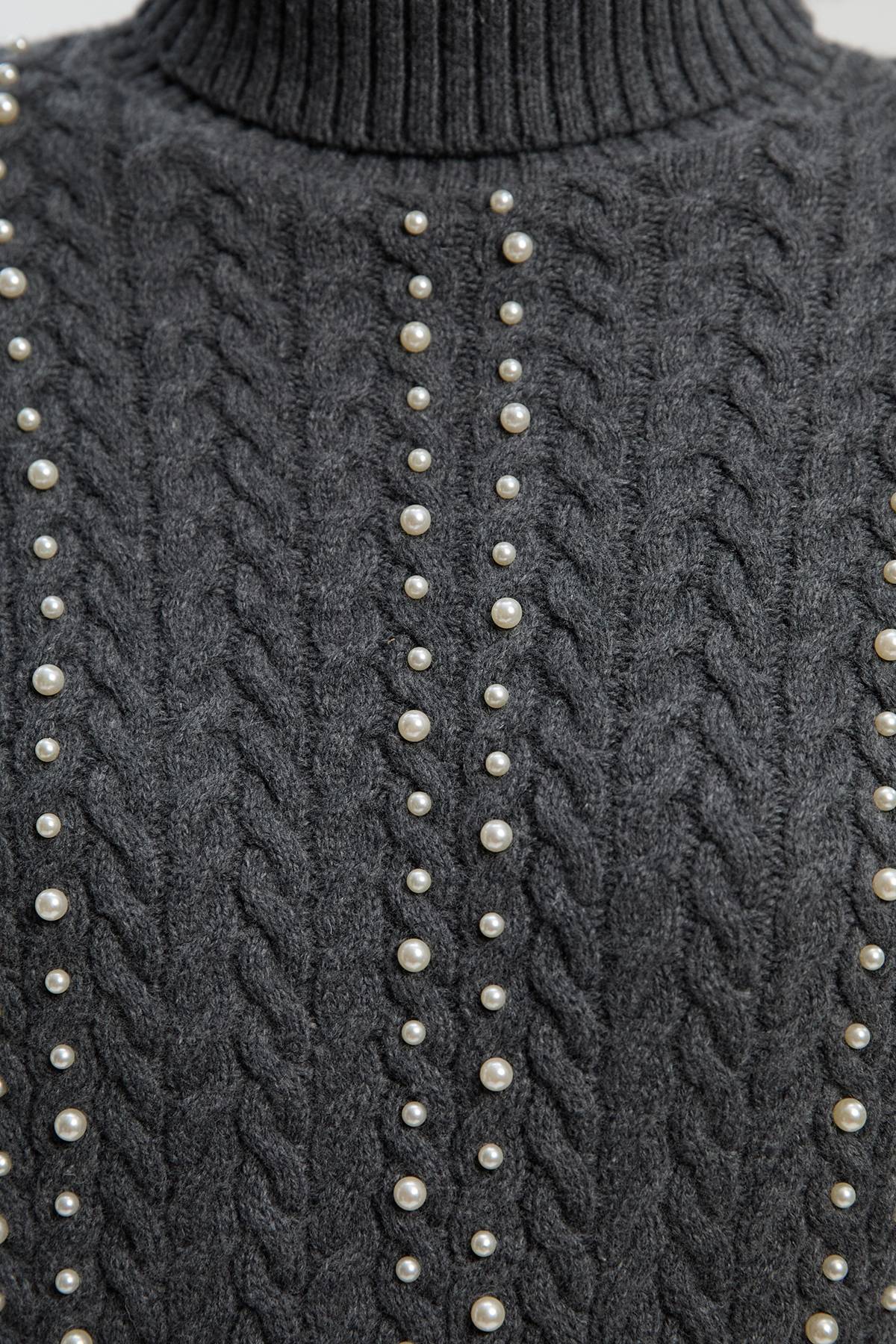 KarenMillen synthétiquell Torsadé Orné de Perles