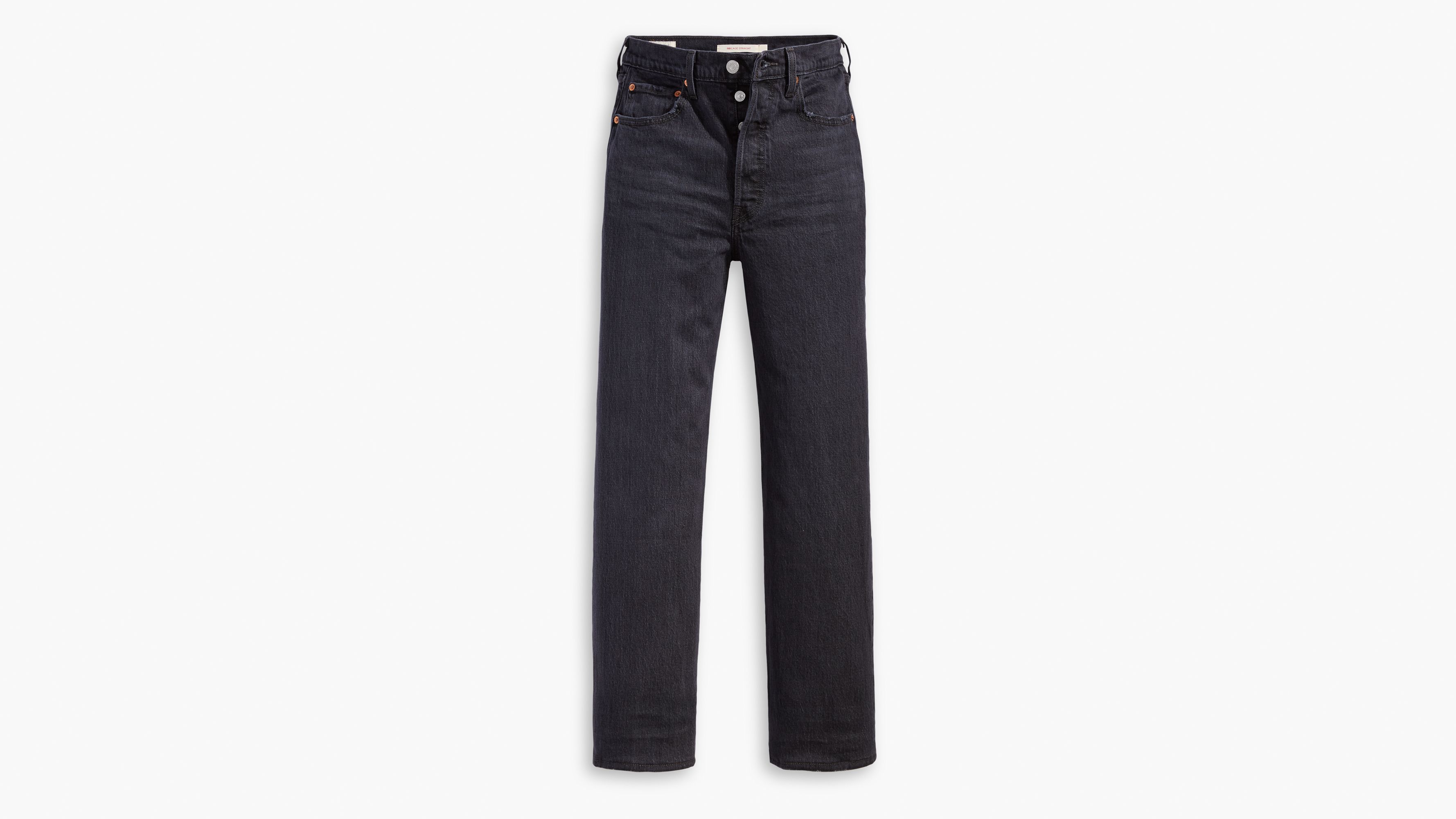 Jean droit Ribcage Ankle - Feelin' Cagey - Noir