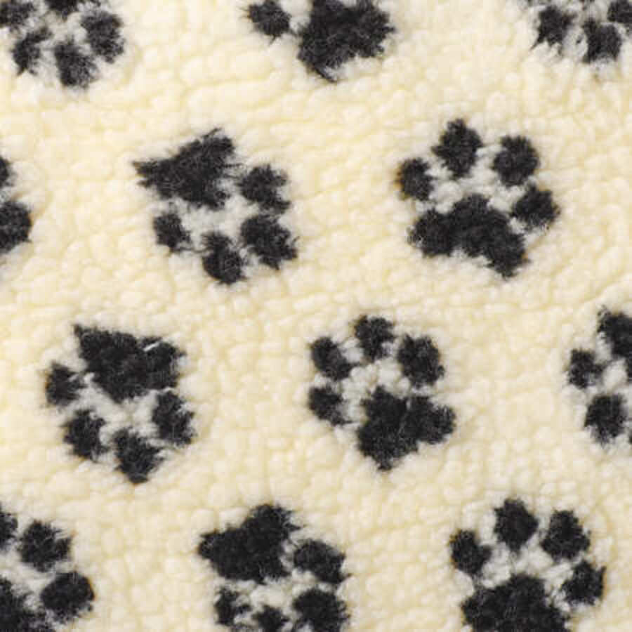 Manta de lã Leeby com estampa de pata para cães