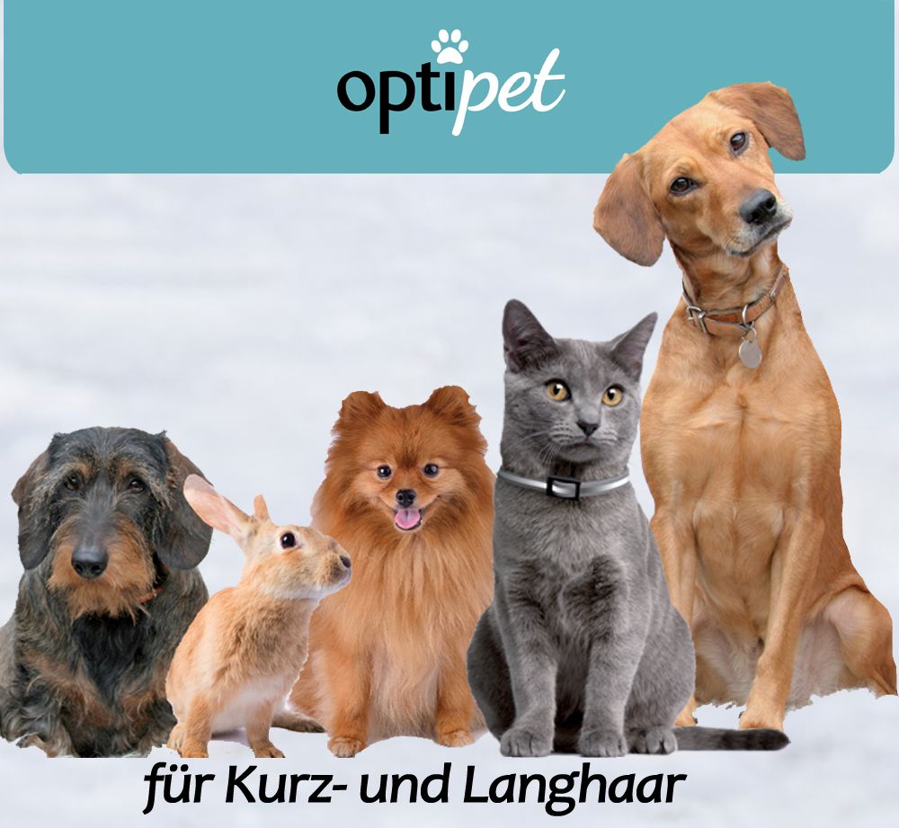OptiPet Tierbürste für Langhaartiere