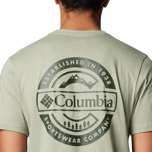 T-shirt COLUMBIA RAPID RIDGE BACK GRAPHIC TEE II SAFARI/BUTTON BADGE