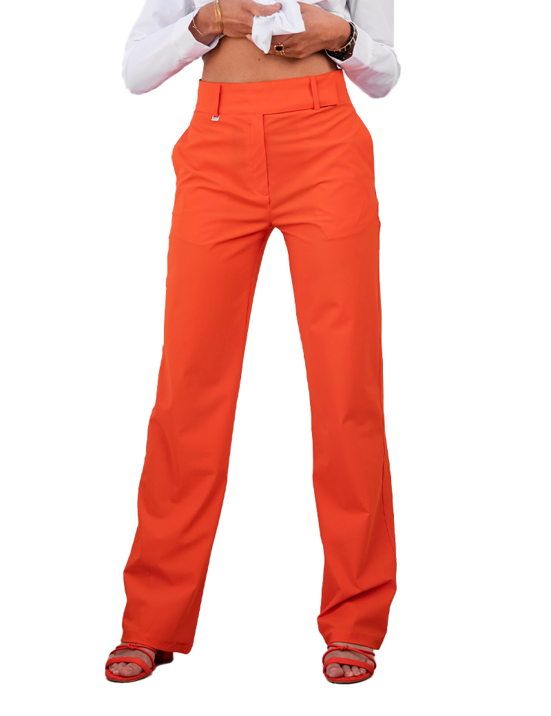 HBT PANTALON JERRY FEMME LARGE ORANGE