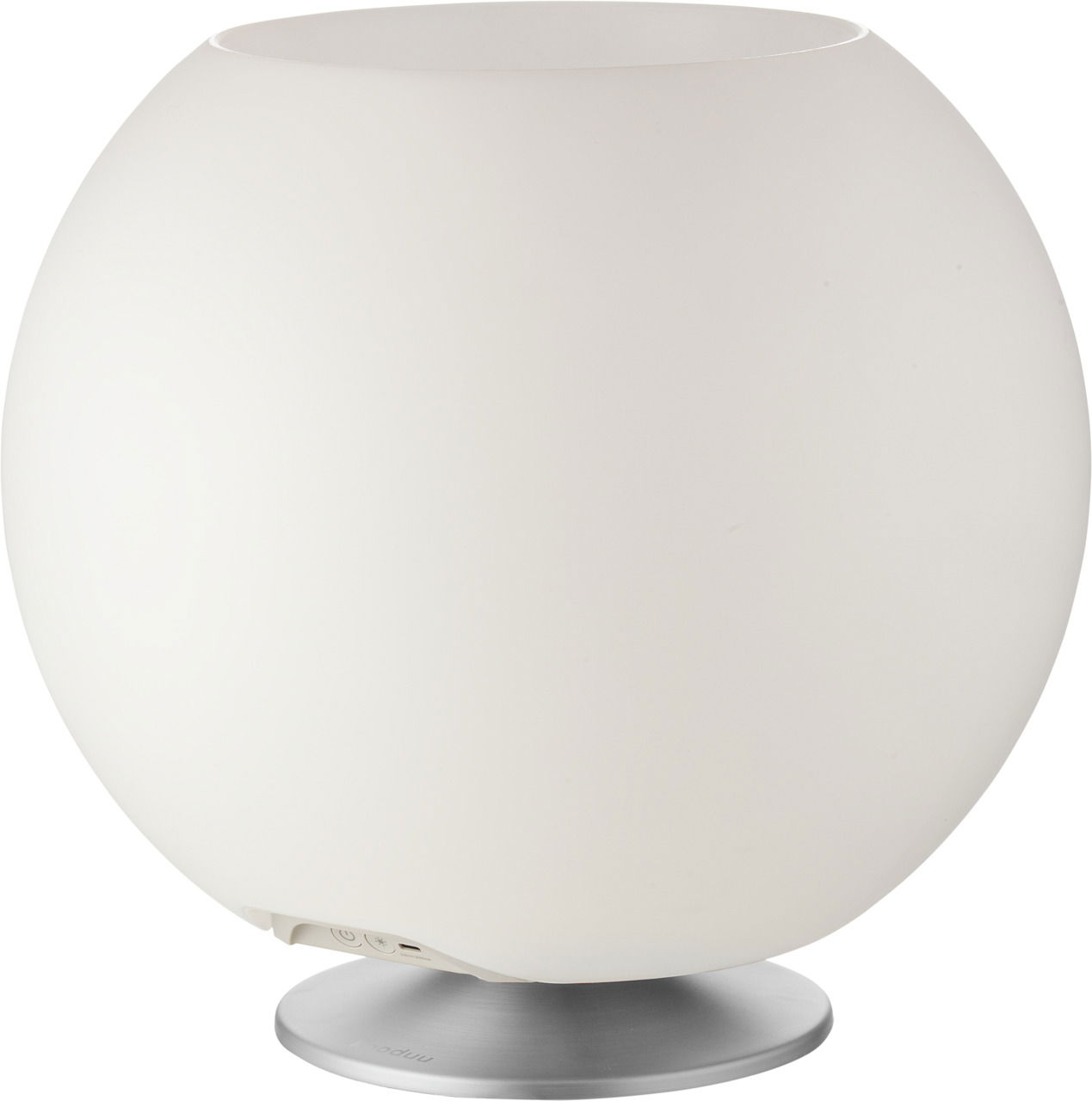 kooduu LED-Getränkekühler Brushed Silver SPHERE